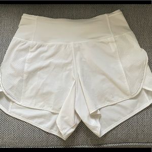 Lululemon white short size 4